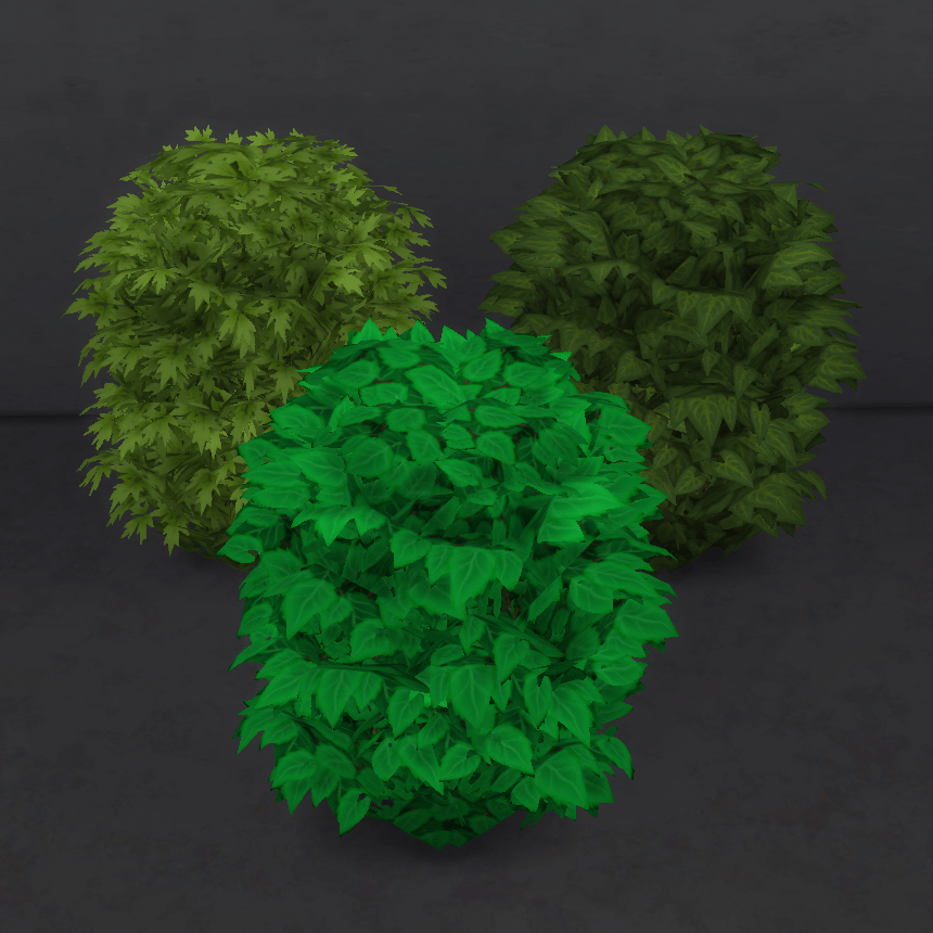 Toilet Bush Recolors · Sims 4 CC Objects