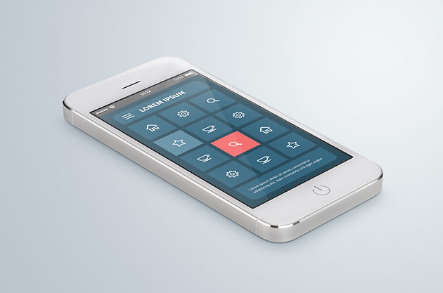 Interface de exibição do smartphone