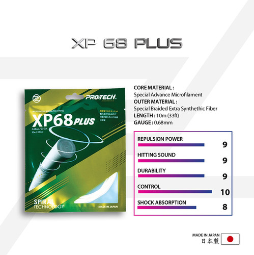 Protech XP68Plus New Spiral Technology Performance String (MADE IN