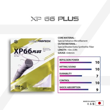 Protech XP66Plus New Spiral Technology Performance String (Made in