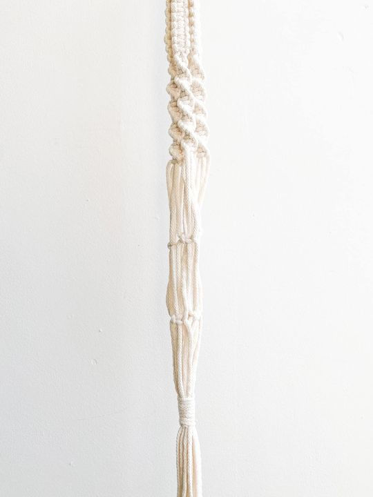 Thumbnail: Macrame Plant Hanger - Ecru
