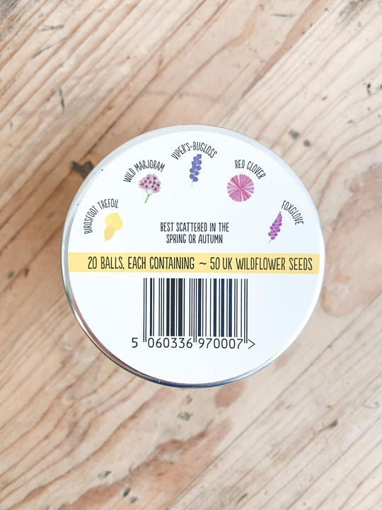 Thumbnail: Seedball Tin - Bee Mix