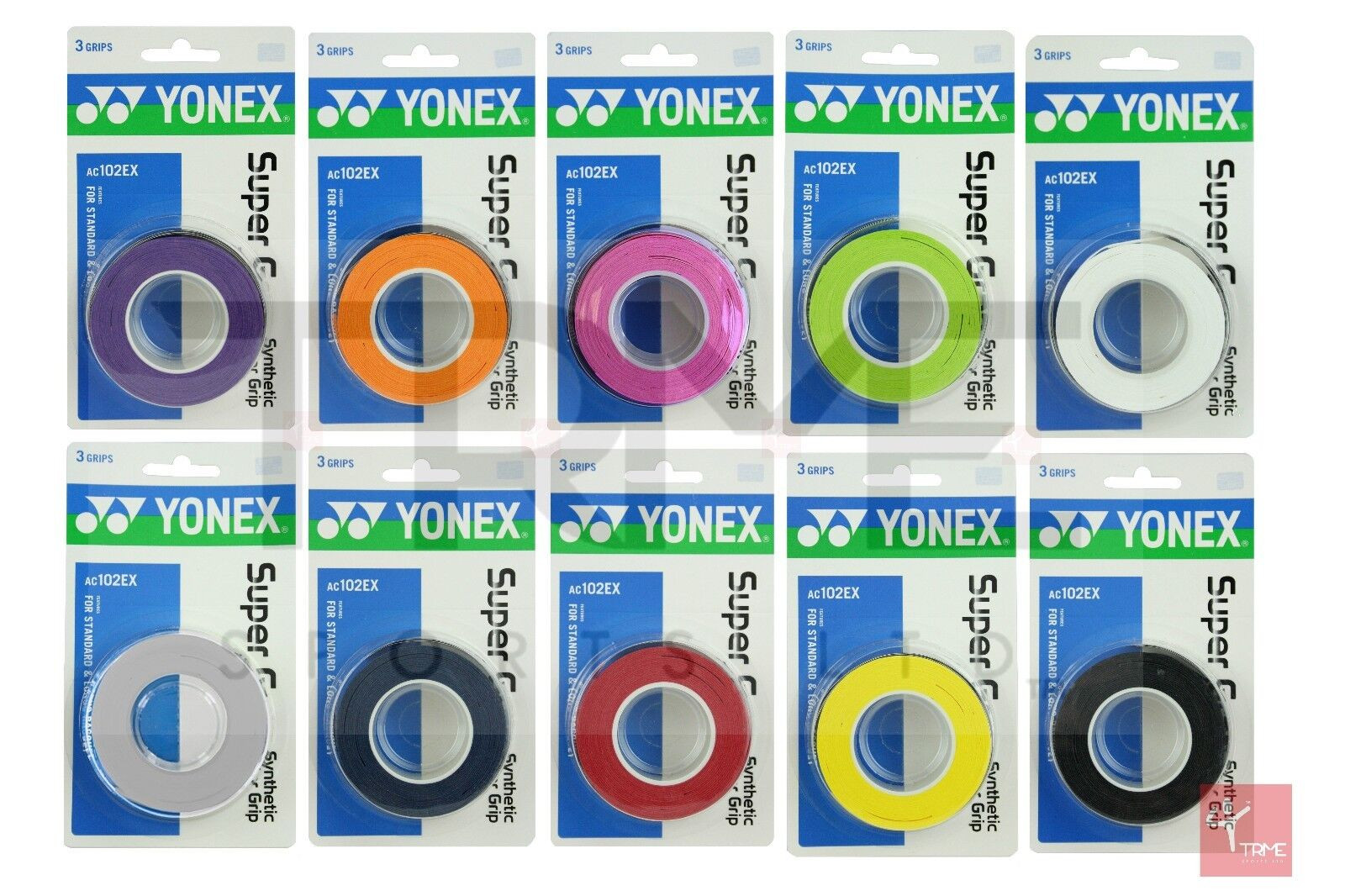 overgrips 3 vueltas colores surtidos