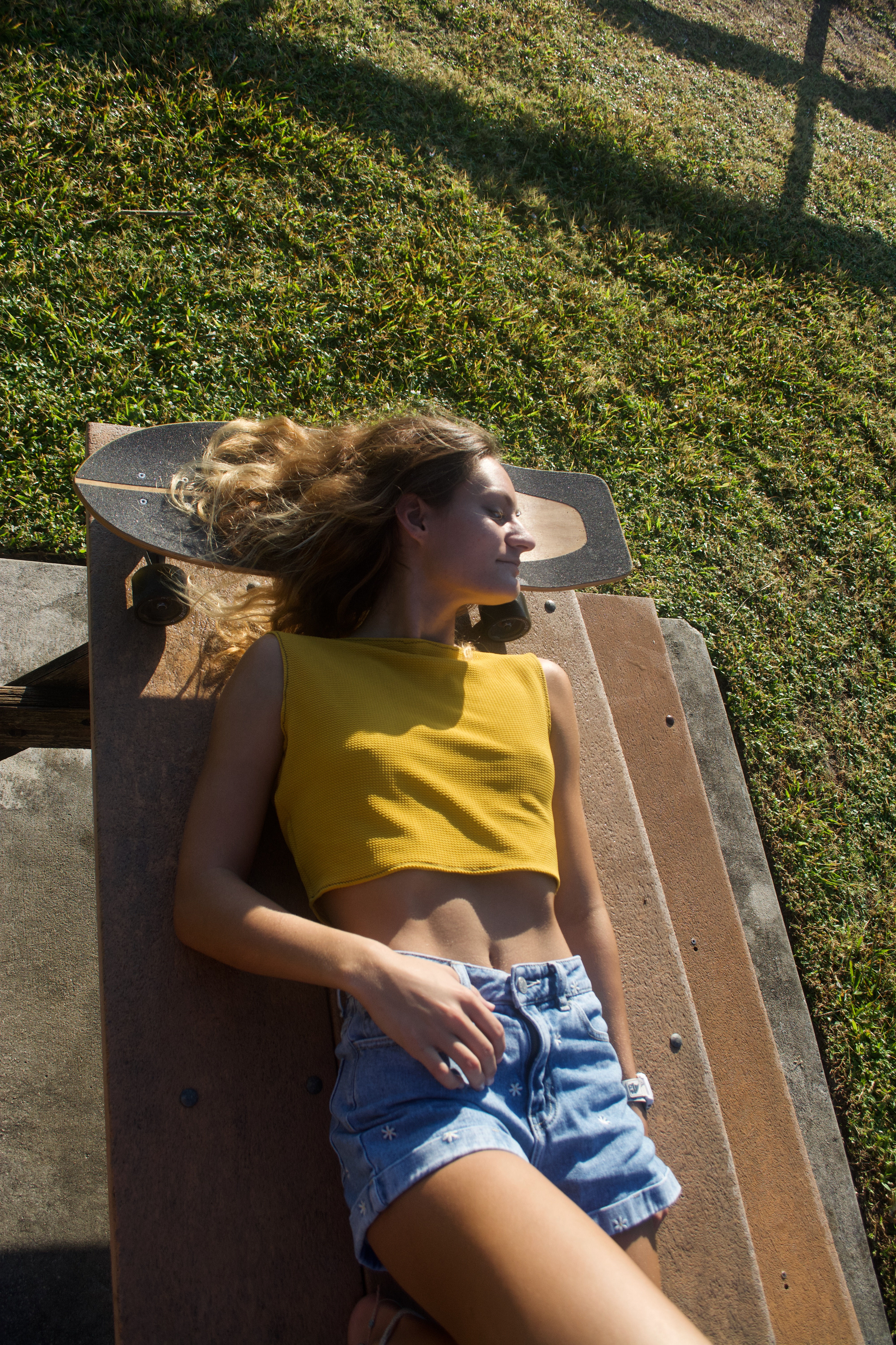 Laelia Crop Top Mustard