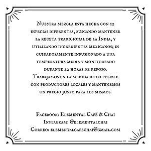 Elemental Café y Chai