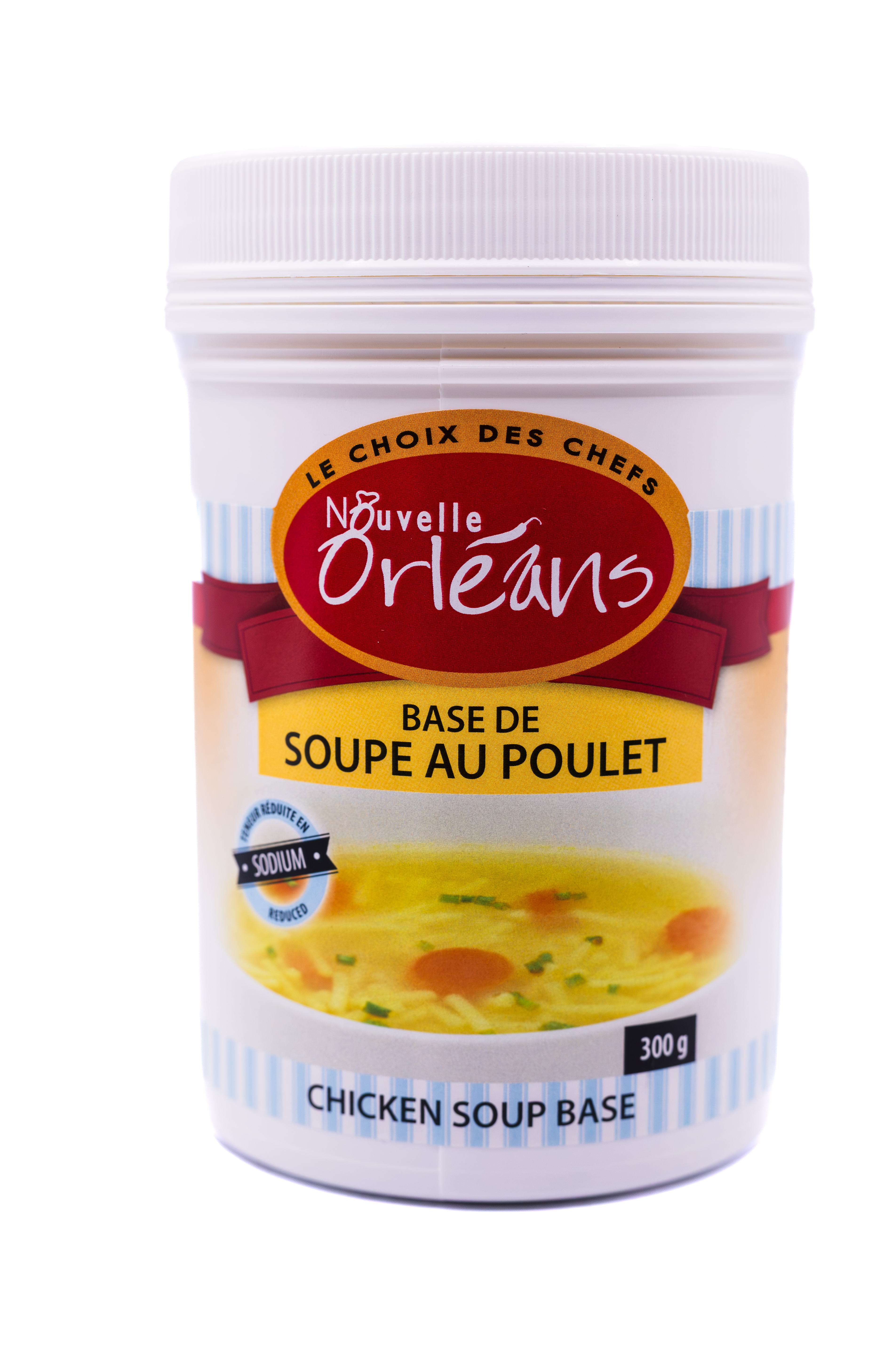 Base de Soupe au Poulet réduit en sodium (300g)