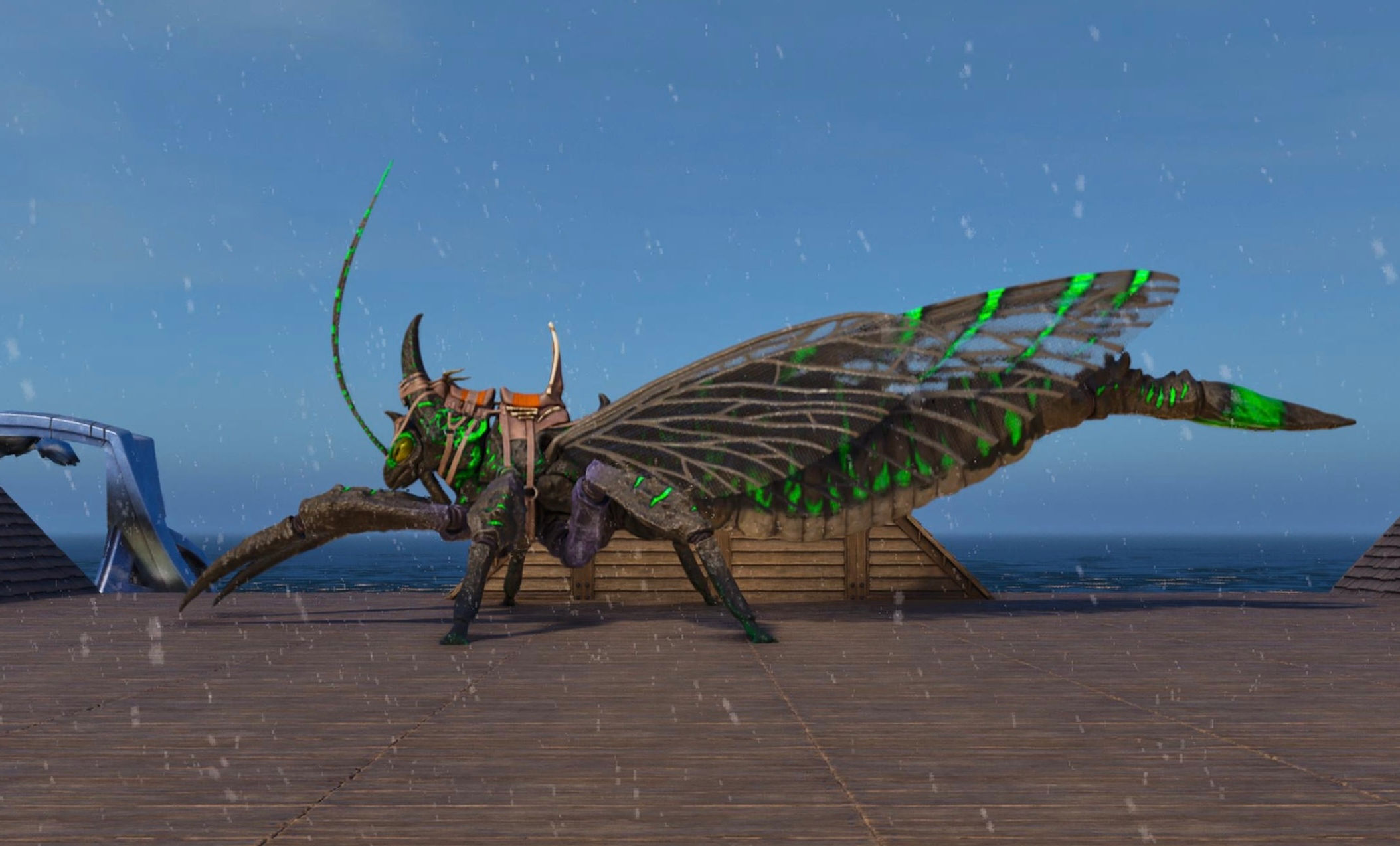 ✨Saphys Shop✨Grey Monster Event Rhynio 4.6kW + Max 124 Saddle  (Cross PvE)