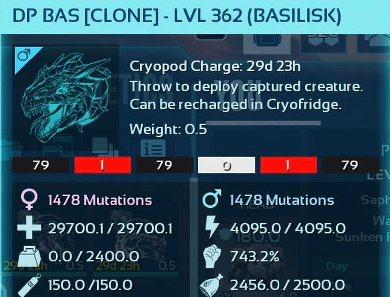 Thumbnail: ✨Saphys Shop✨ TOP STAT 29kHp 743M Deadpool Basilisk  (Cross PvE)