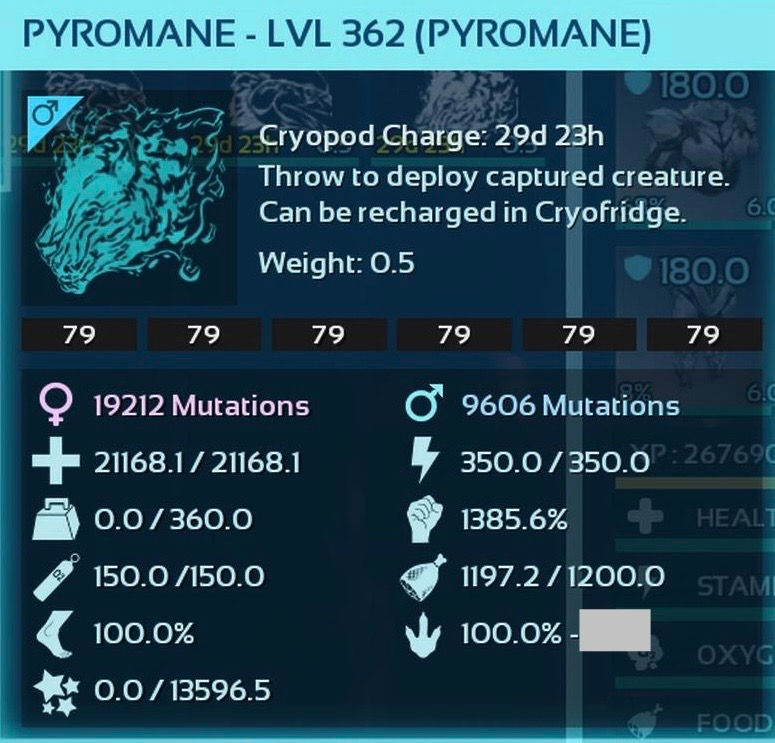 Thumbnail: ✨Saphys Shop✨ 100% Imprint SOLID ID79 Black Pyromane (Cross PvE) 