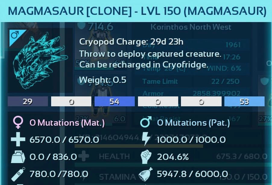 Thumbnail: ✨Saphys Shop✨ *NEW DINO* Lvl 150 Male Magmasaur (Cross PvE)