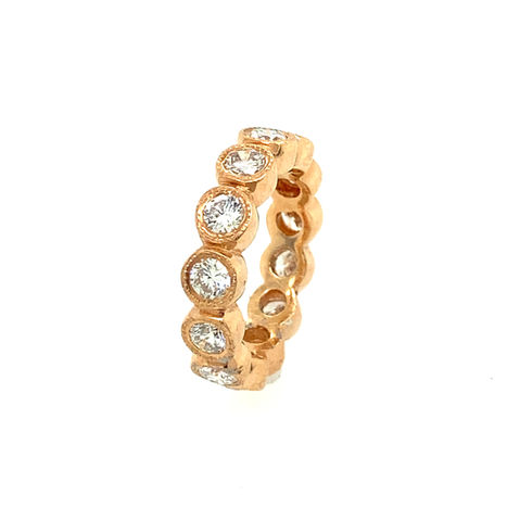 Rose Gold Eternity Band