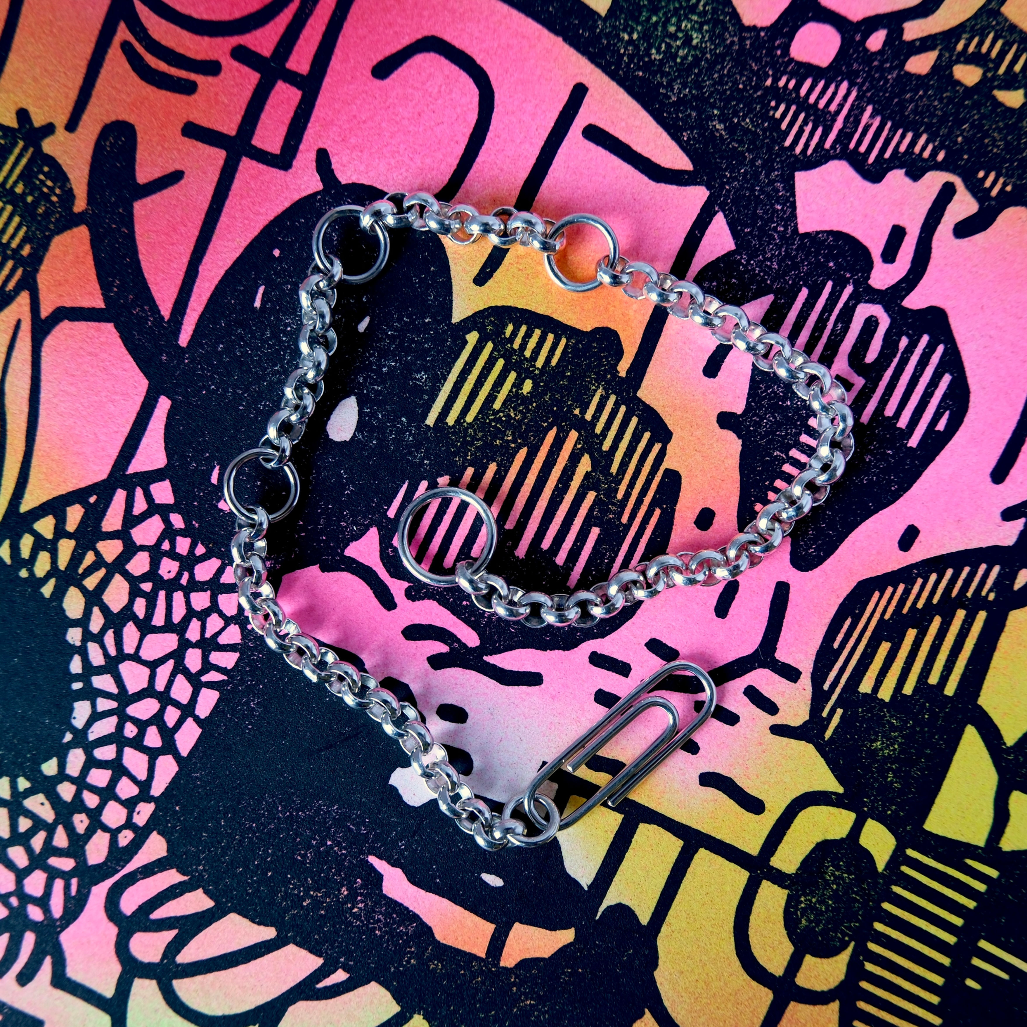 Clip, shackle belcher bracelet