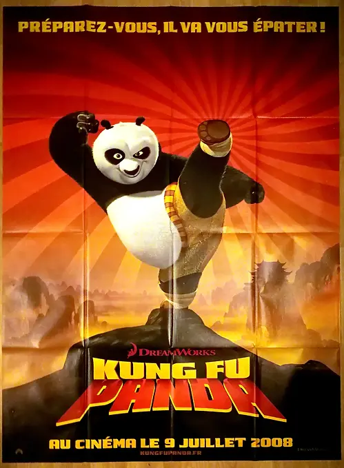 Kung Fu Panda (modele pied levé)