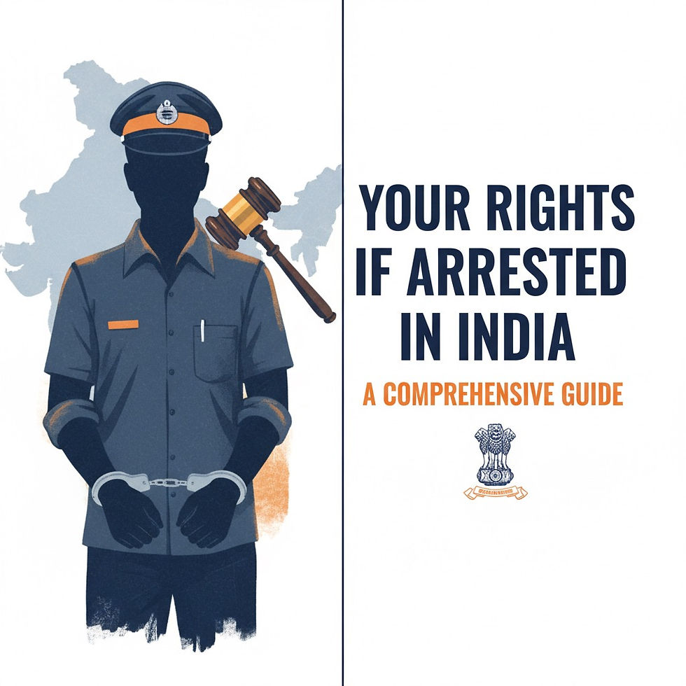 Your Rights if Arrested in India: A Comprehensive Guide