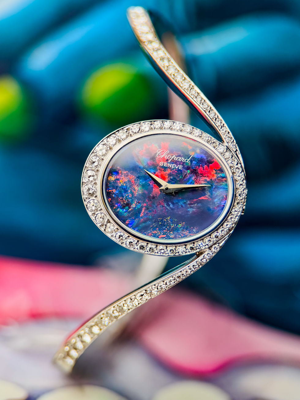 Thumbnail: CHOPARD WATCH OPAL DIAL DIAMOND WHITE GOLD