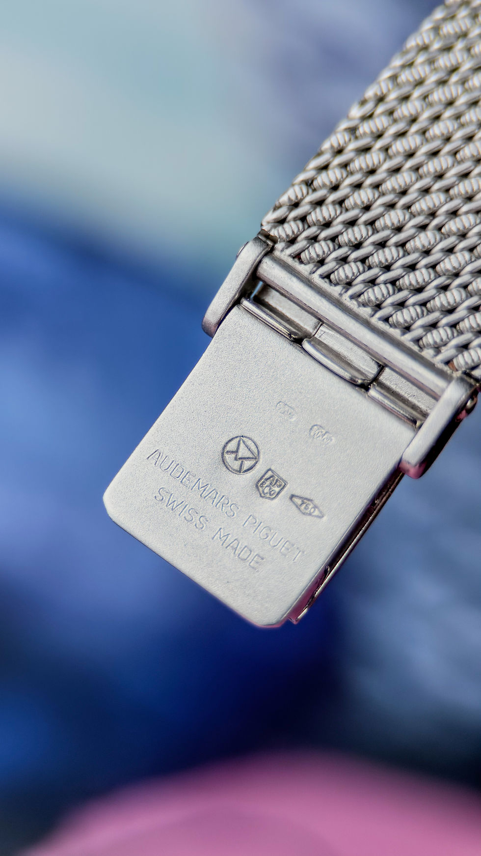 Thumbnail: Audemars Piguet Octogone Diamond Pave Sapphire Indexes