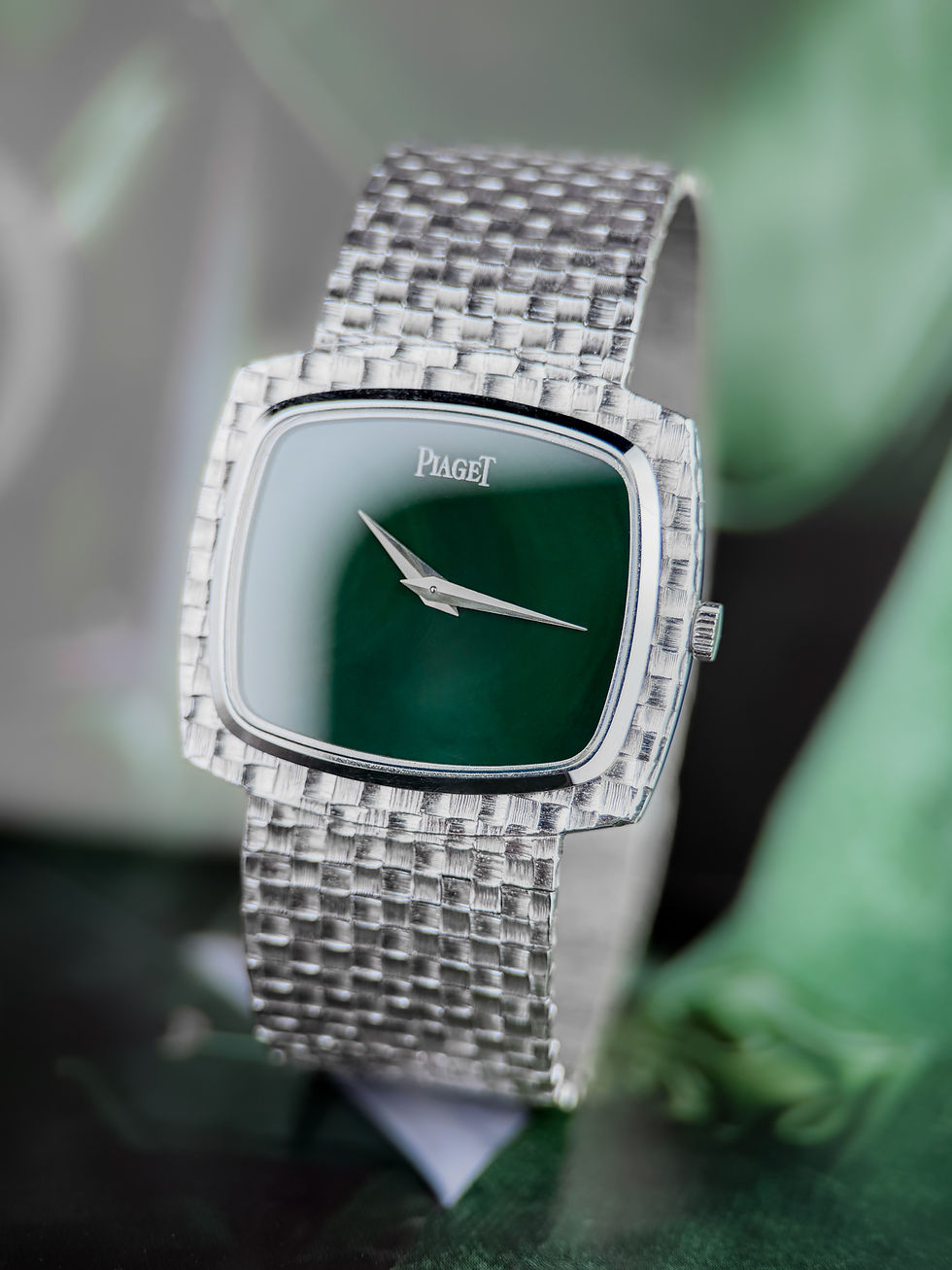 Thumbnail: Piaget malachite stone dial 