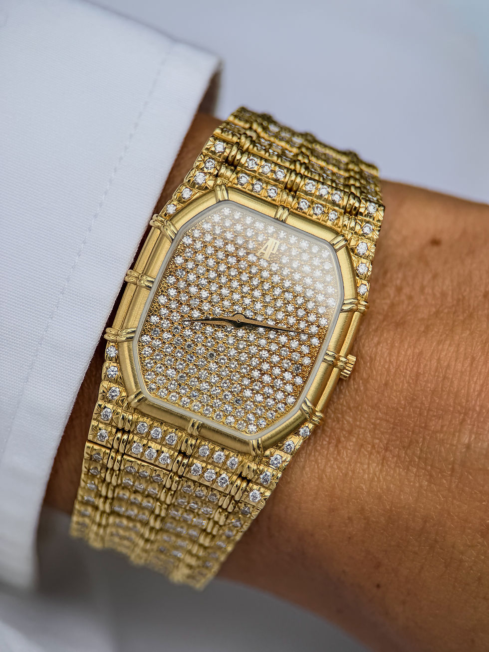 Audemars Piguet Bamboo Riviere diamonds