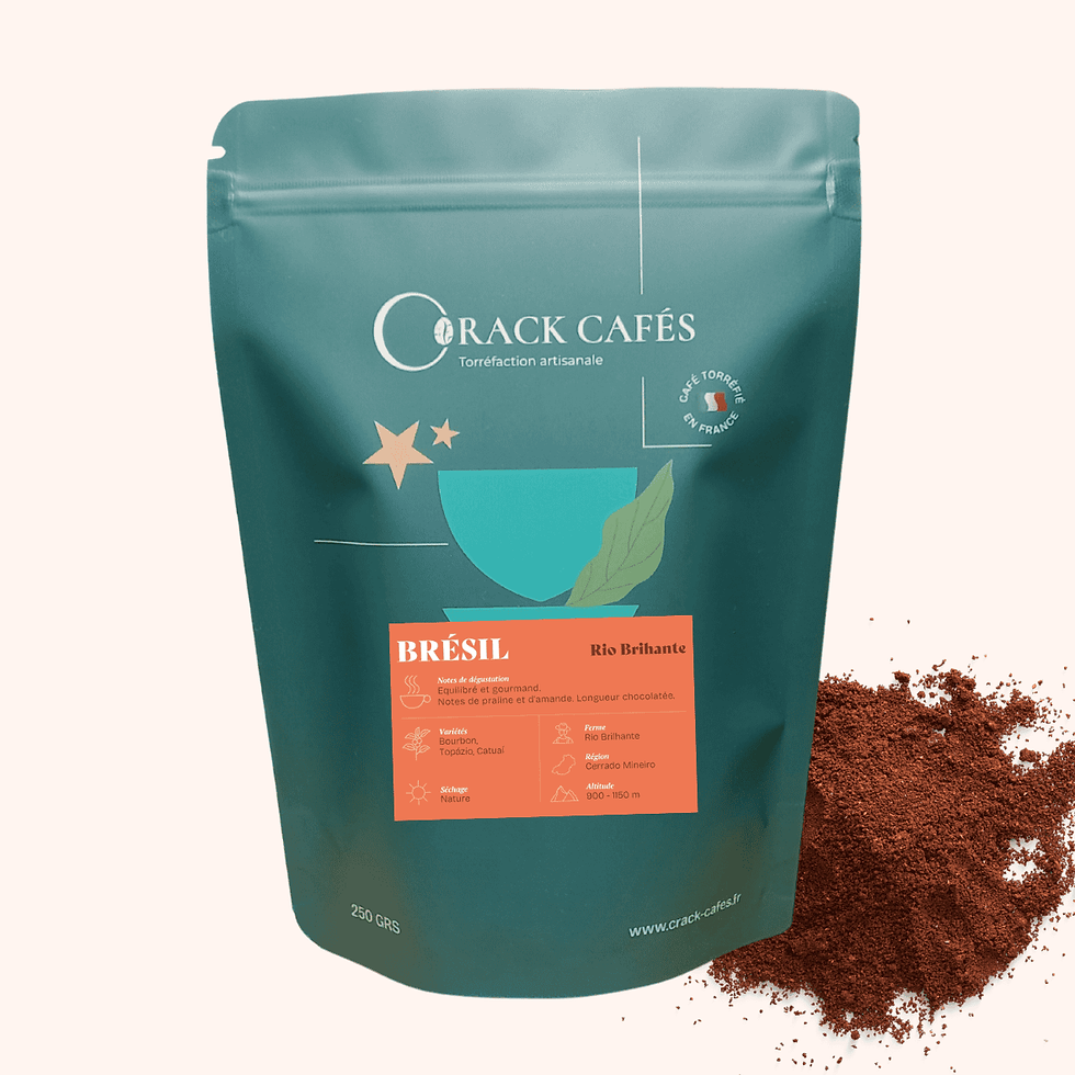 café moulu du brésil