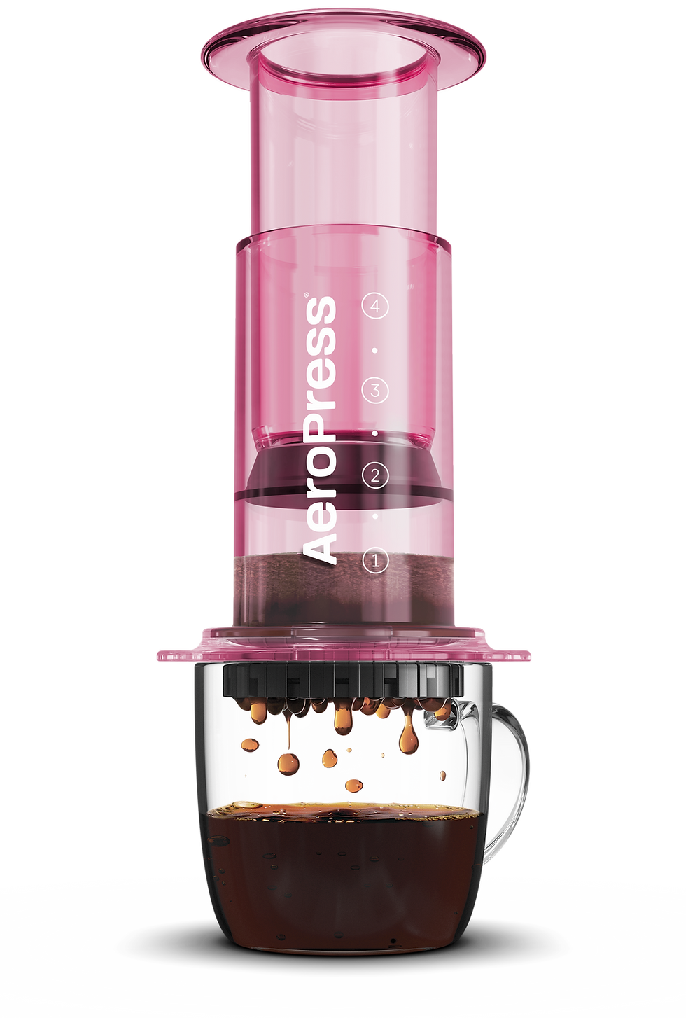 Miniature : aeropress clear rose