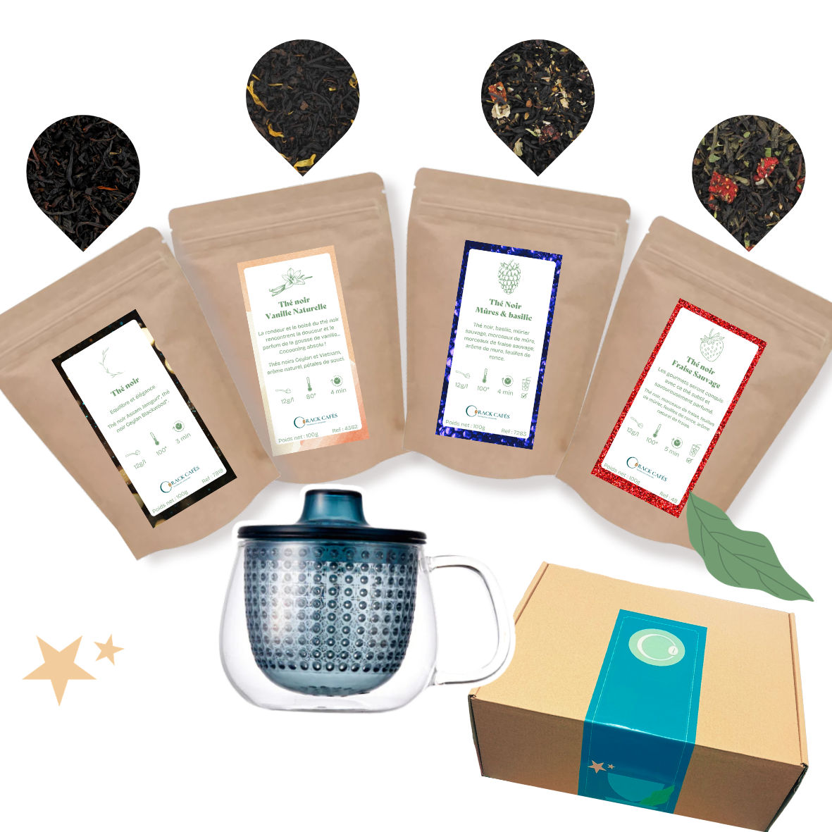 Coffret thés noirs