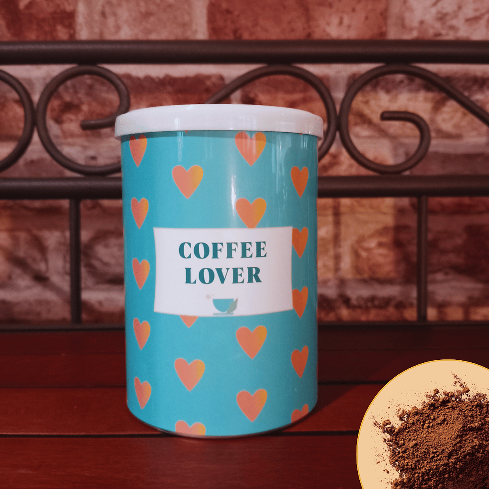 Boîte de café moulu - coffee lover