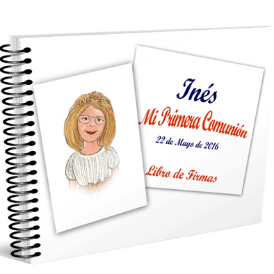 libro de firmas personalizado