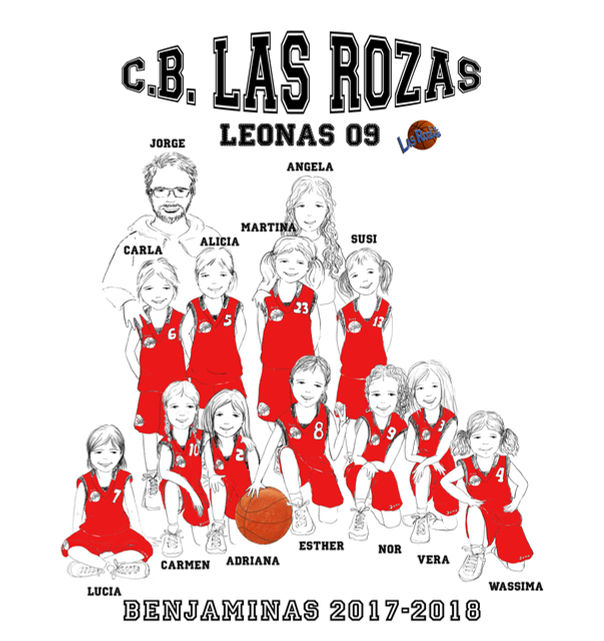 dibujo personalizado para estampación camiseta 