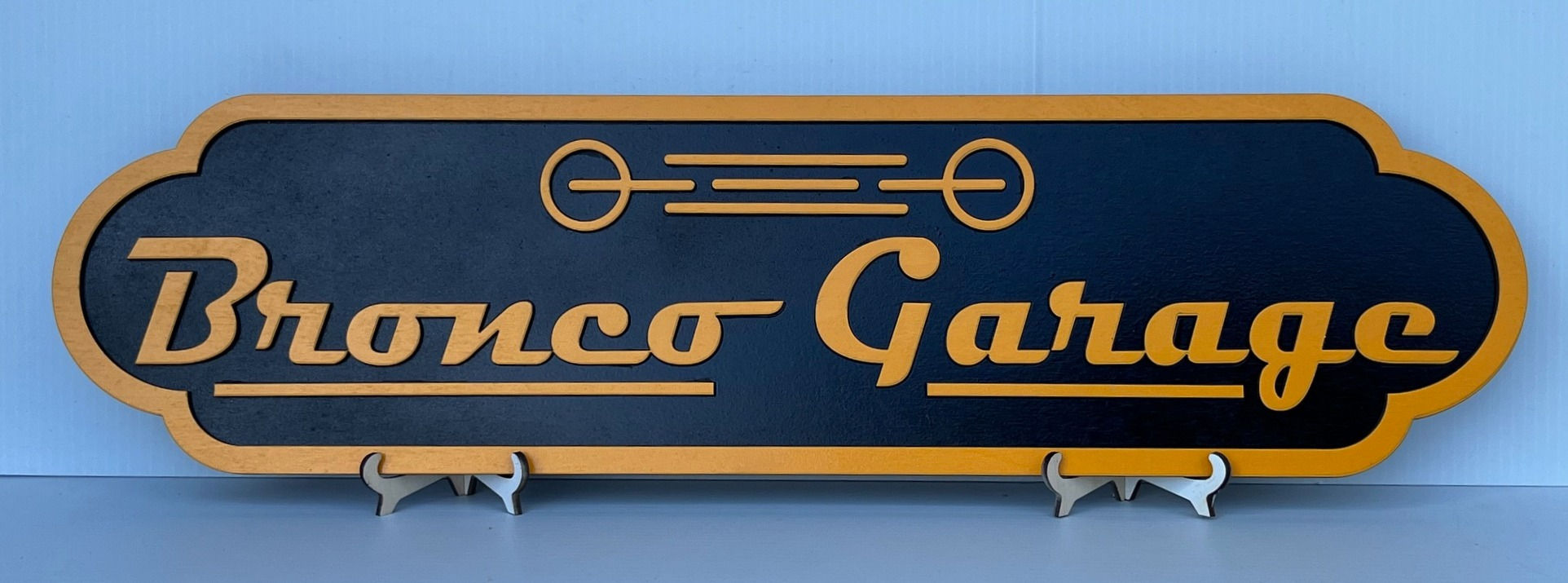 Bronco Garage Sign