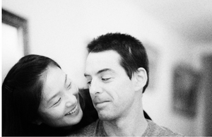 Oleh Frederic Simon and his fiancee