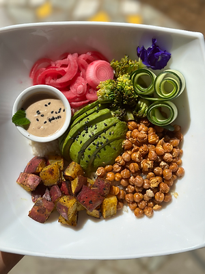 Vegetarian Dish at AmaSER Puerto Viejo