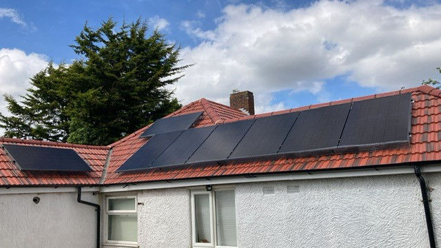 Bunglaow Home in Essex with Solar  Panels installed by AJK Energy