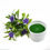 Thumbnail: Artificial Flowers Plant Pot Simulate Fake Plastic Flowers Home Office Decor Gi