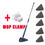 Miniatiūra: Triangle Mop 360 Rotatable Extendable Adjustable 110 Cm Cleaning Mop For Tub Ti