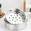Miniatura: Stainless Steel Steamer Steaming Basket Thickened Household Rice Cooker Steamer