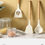 Thumbnail: 3psc set of silicone spatulas and spoons for household high-temperature cooking