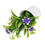 Thumbnail: Artificial Flowers Plant Pot Simulate Fake Plastic Flowers Home Office Decor Gi