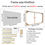 Thumbnail: 30x40 40x50 60x90cm Canvas Frame Wooden Frames Wooden Photo Oil Painting Canvas