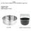 Miniatura: Stainless Steel Steamer Steaming Basket Thickened Household Rice Cooker Steamer