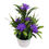 Thumbnail: Artificial Flowers Plant Pot Simulate Fake Plastic Flowers Home Office Decor Gi
