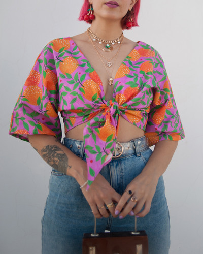❖seed and soils /organic cotton wrap top Organic Wrap Top - Etsy