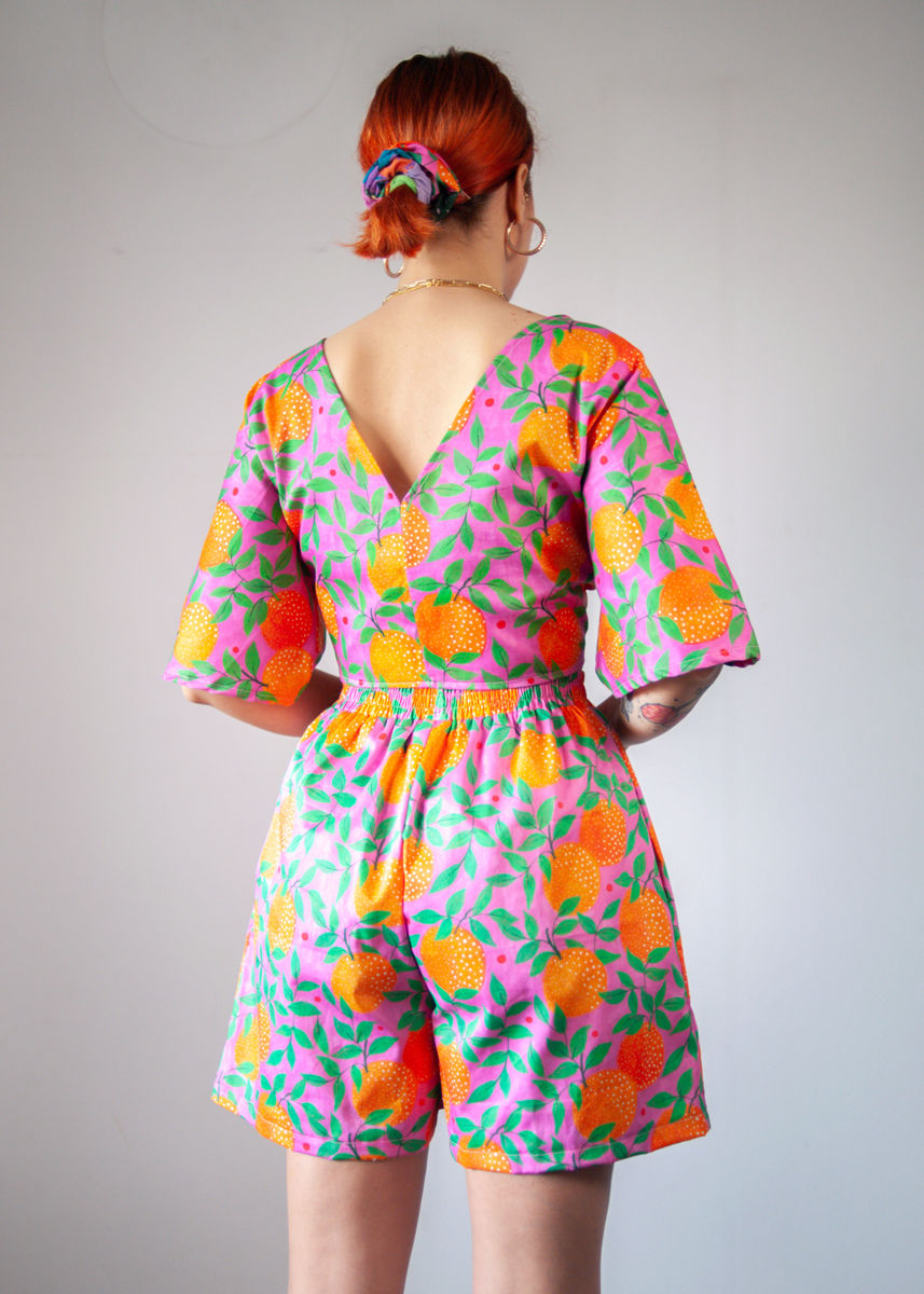 Thumbnail: "Orange garden" high waist Shorts