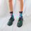 Thumbnail: "Lemony Blue" cotton knit socks