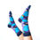Thumbnail: "Lemony Blue" cotton knit socks