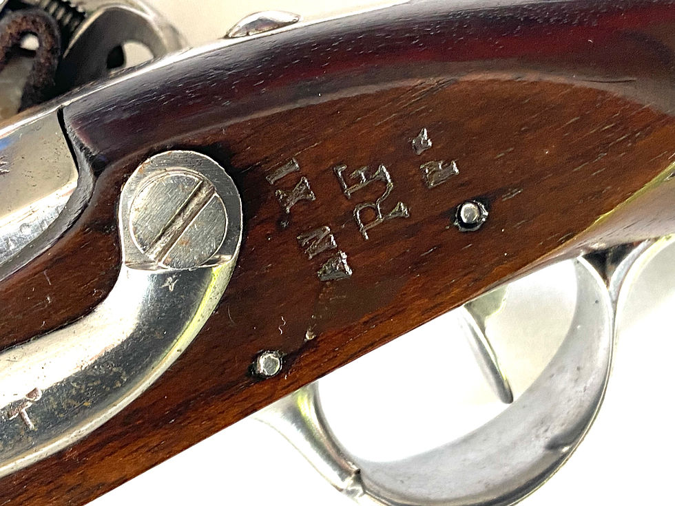 Thumbnail: Authentic French military flintlock pistol, Model 1822 Saint-Étienne