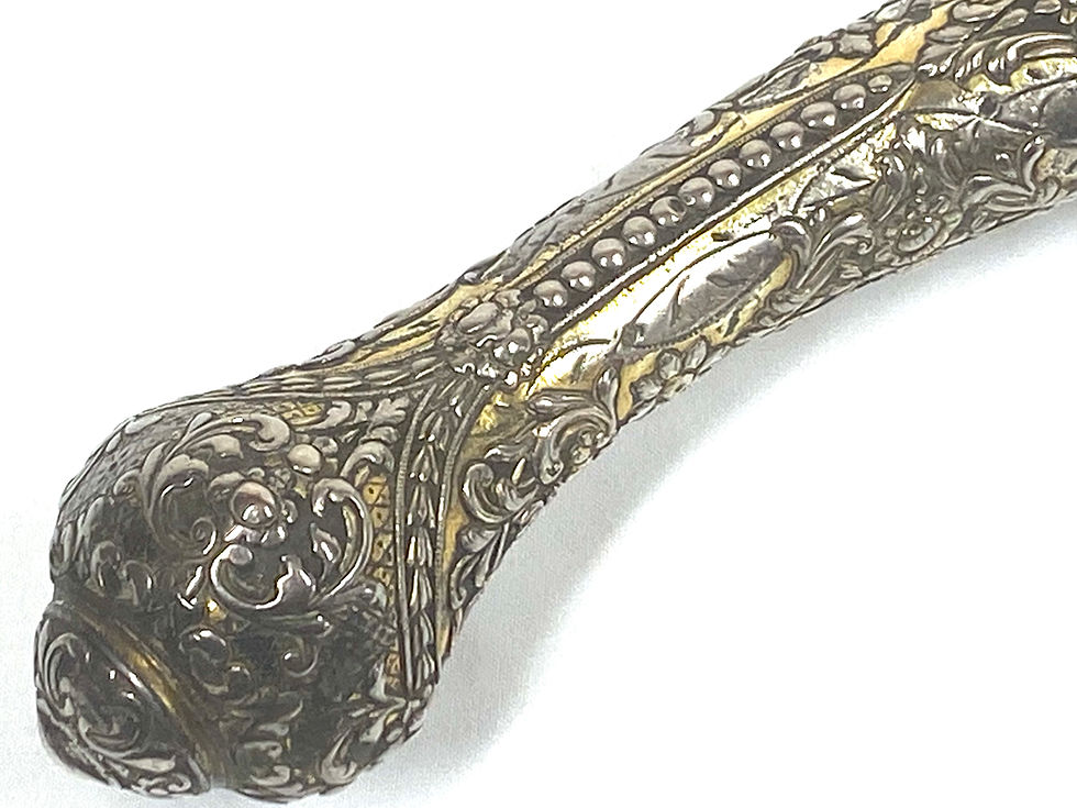 Miniature : Rare pistolet à silex balkanique / ottoman richement décoré