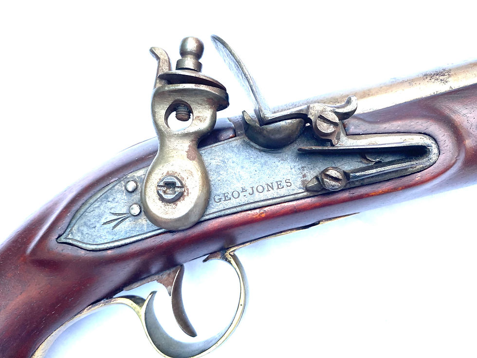Thumbnail: Exceptionnel pistolet anglais à percussion signé George Jones Angleterre, vers 1