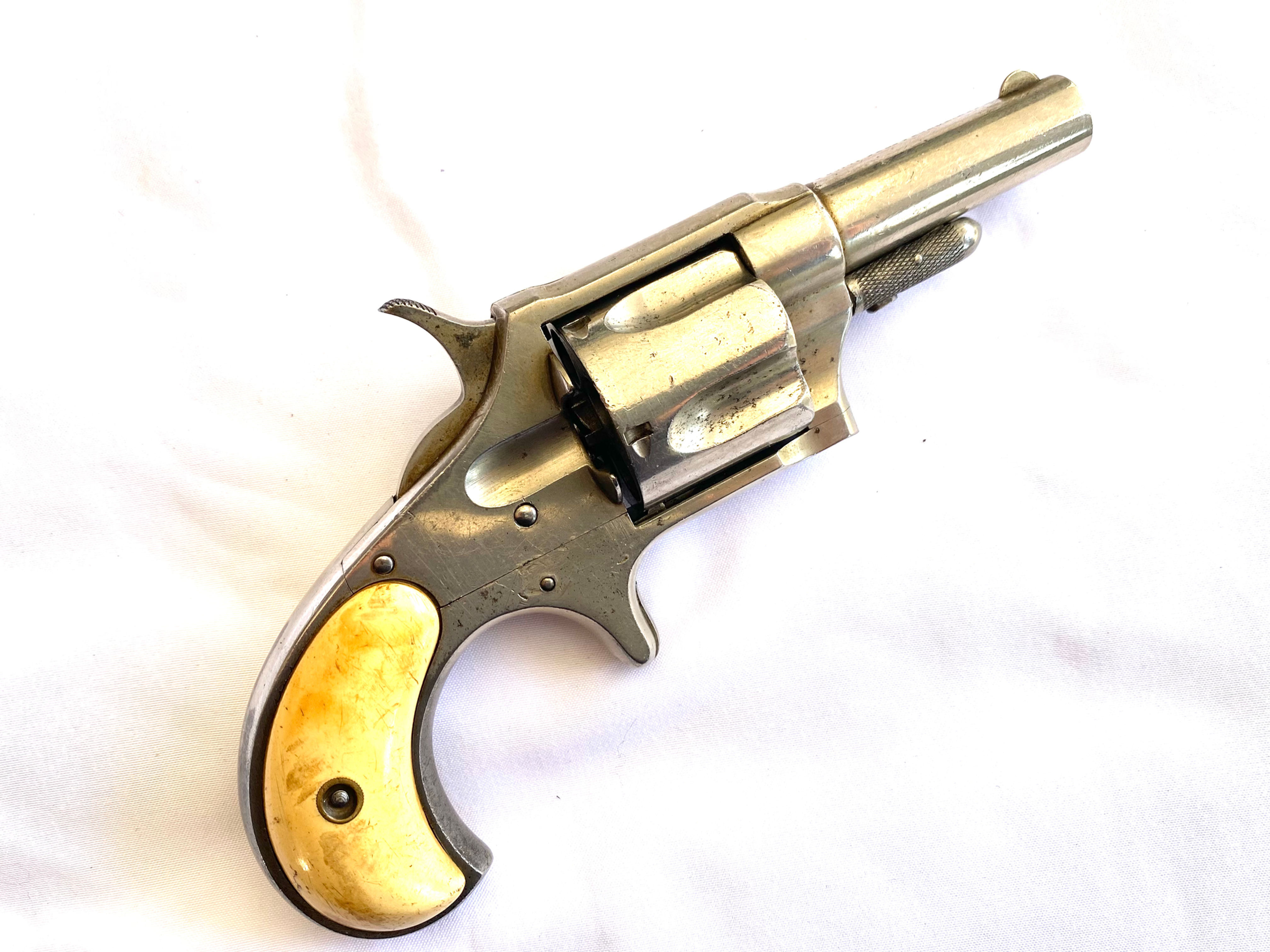 Authentique revolver de poche antique Remington & Sons – fin du XIXᵉ