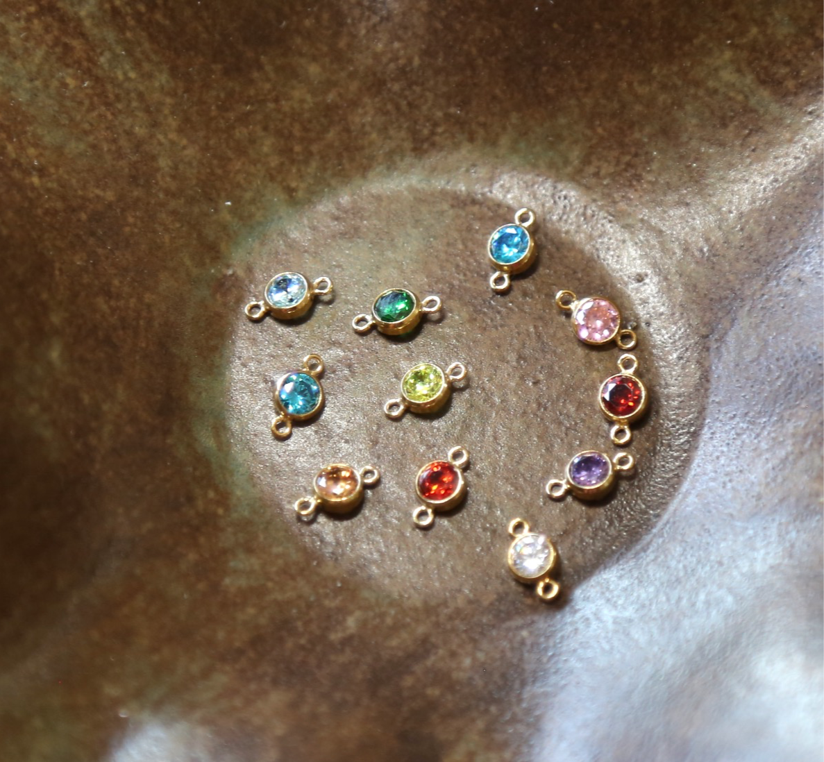 14K Gold-Filled 4mm Birth Stone Link