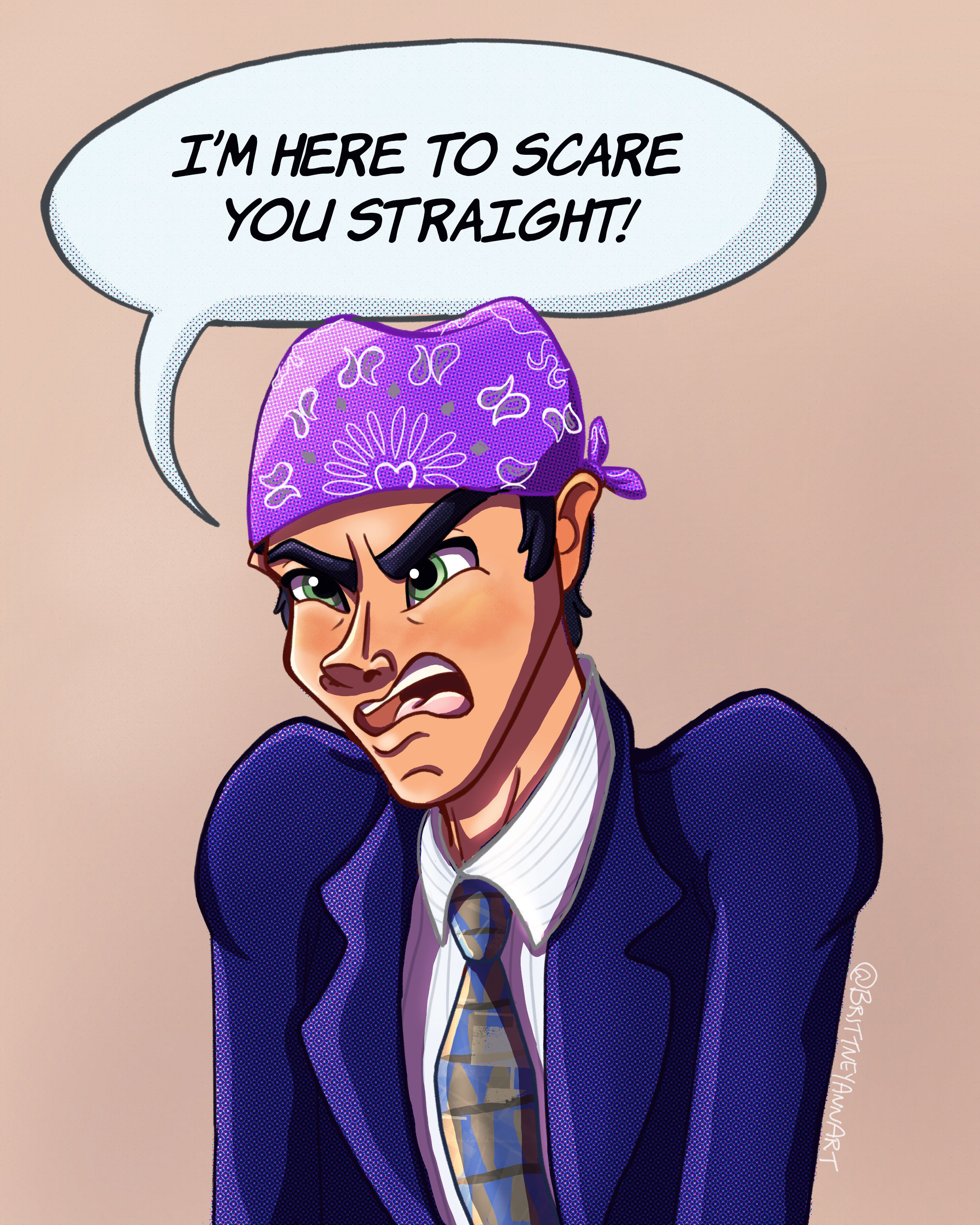 Prison Mike Art Print